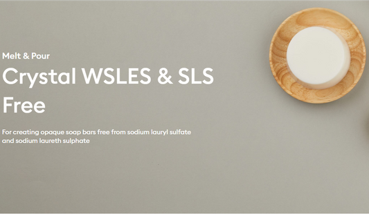 White SLES & SLS-free Melt and Pour soap base 1kg